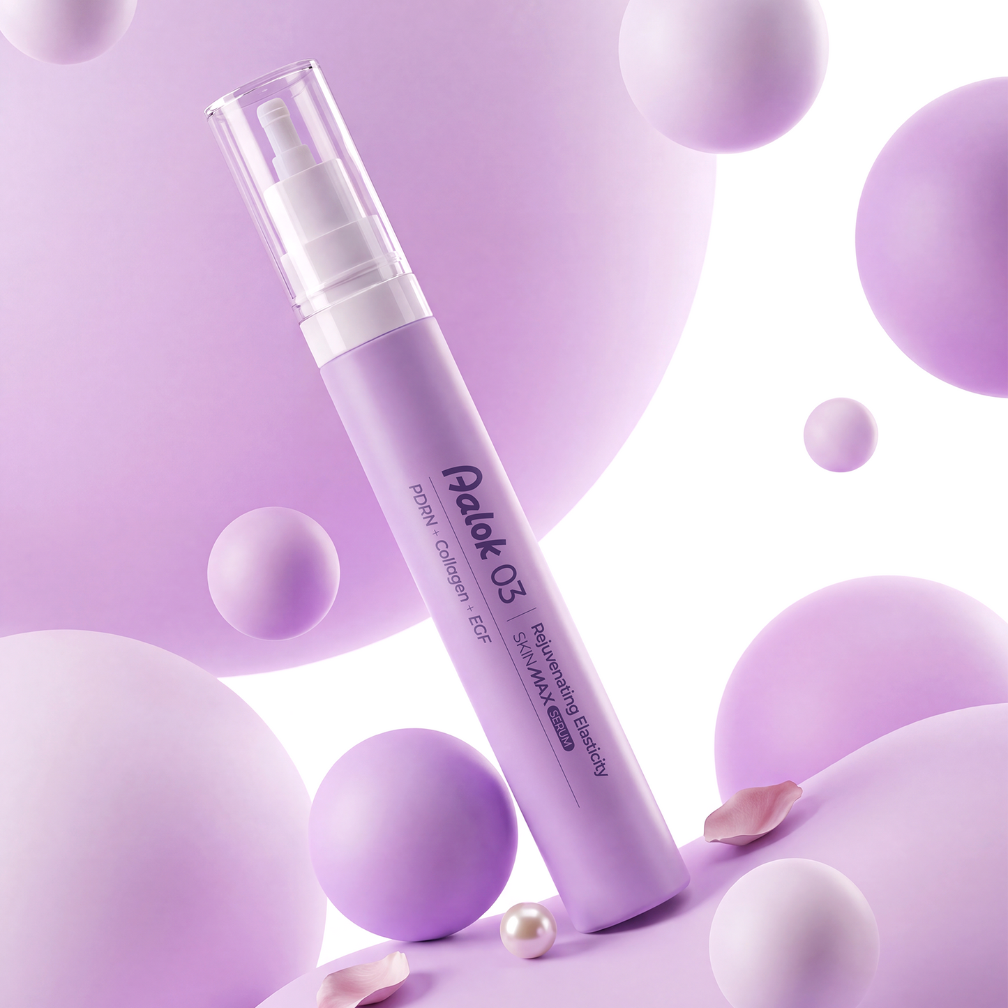 Aalok 03 Rejuvenating Elasticity SKINMAX Serum: PDRN, Collagen, EGF – For Firming and Resilience
