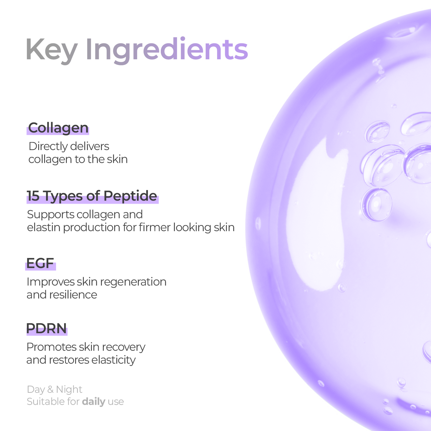 Aalok 03 Rejuvenating Elasticity SKINMAX Serum: PDRN, Collagen, EGF – For Firming and Resilience