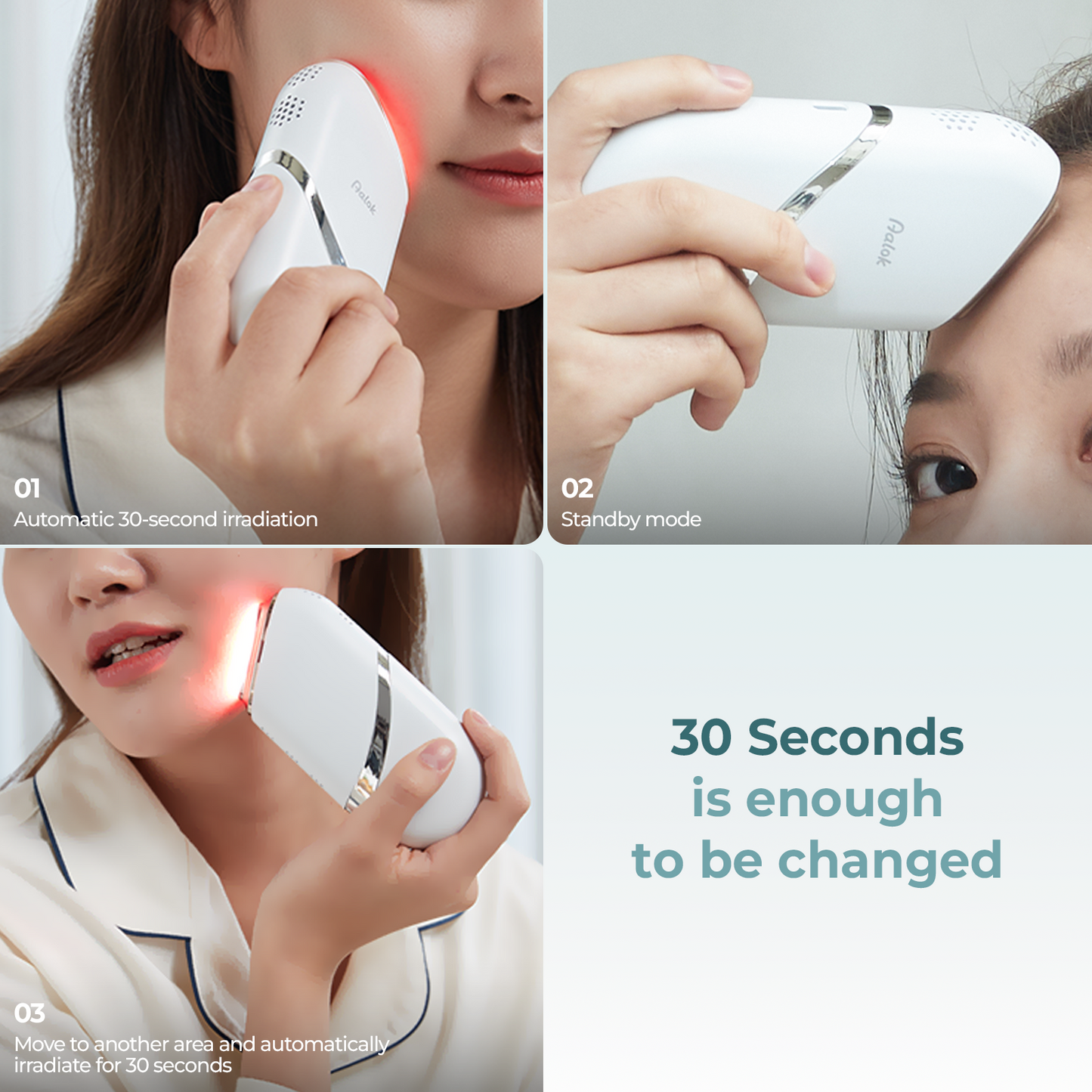 AALOK SNOWFIT - Advanced LED Skin Booster